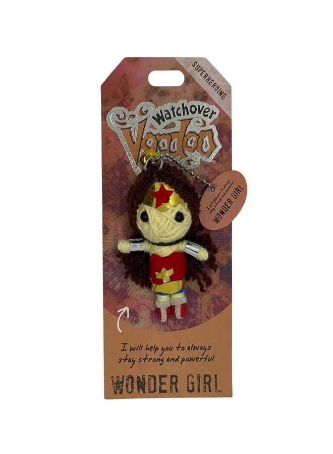 Watchover Voodoo 3-Inch Wonder Girl Keychain - Handcrafted Gift to Bring Good Luck and Positivity Everywhere You Go - Image 1